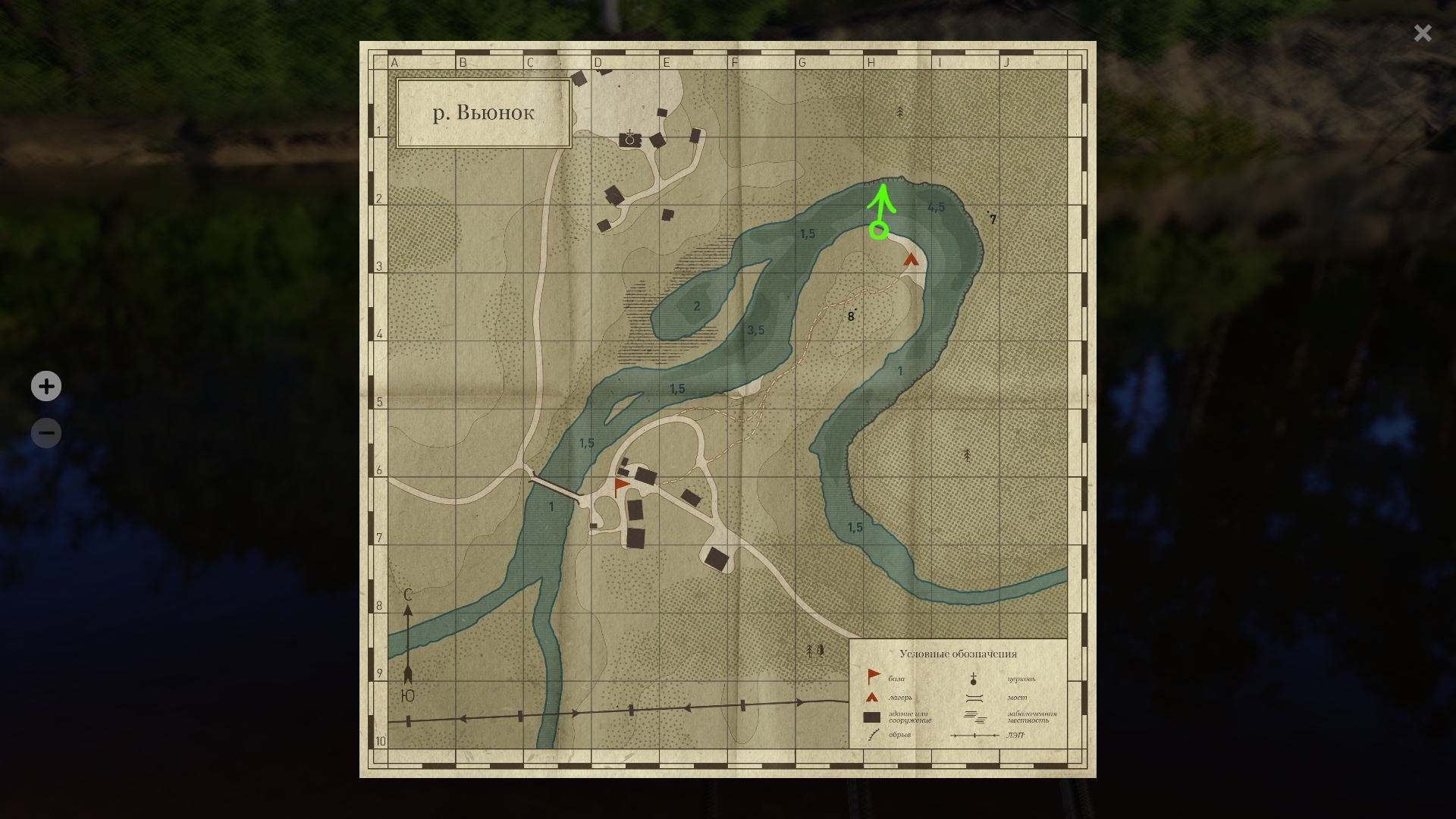 Улов (Ёрш-носарь) на #трофей_rf4map в RF4