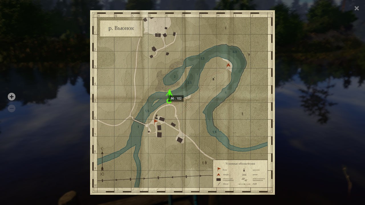 Улов (Пескарь обыкновенный) на #задания_rf4map в RF4