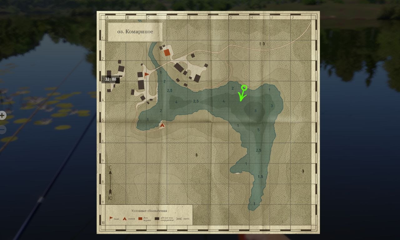 Улов (Голавль, Линь золотистый, Ротан) на #комариное_rf4map в RF4
