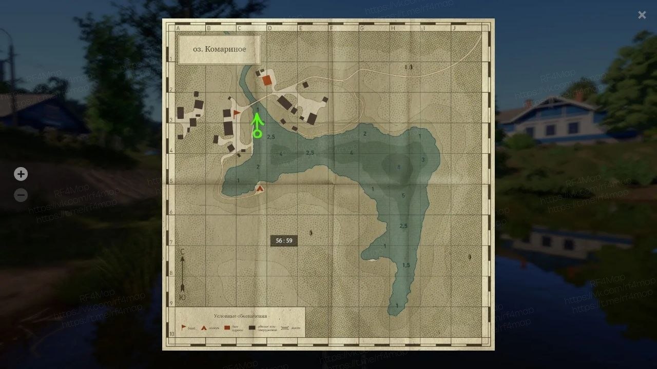 Улов (Карась золотой, Карась серебряный, Разнорыбица) на трофей в RF4