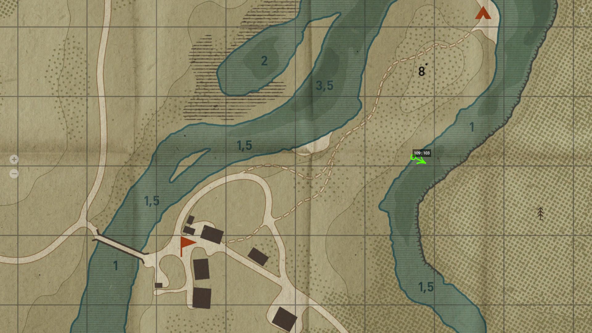 Скриншот точки клева на #трофей_rf4map